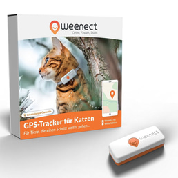 Weenect XS GPS Tracker für Katzen Weiß | Gebrauchtware