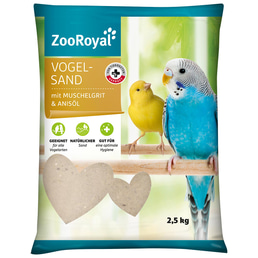 ZooRoyal Vogelsand mit Muschelgrit &amp; Anisöl 2,5 kg