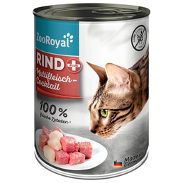 ZooRoyal Katze Rind + Multifleischcocktail