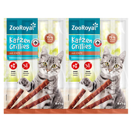 ZooRoyal Katzen-Grillies mit Ente