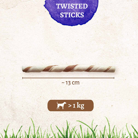 8in1 Hundesnack Delights Beef Twisted Sticks