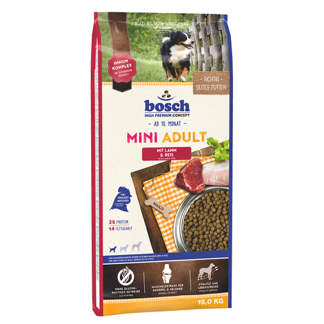 Bosch Hundefutter Mini Adult Lamm & Reis