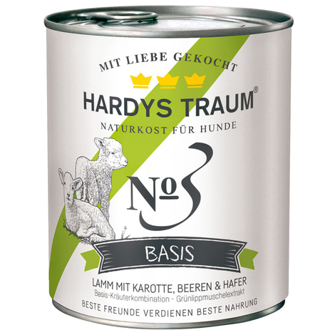 Hardys Traum Nassfutter Basis No. 3 Lamm