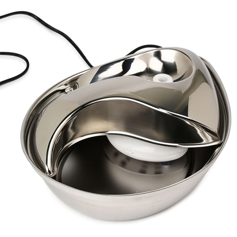 Pioneer Pet Edelstahl Trinkbrunnen Rain Drop Style 2,8 l