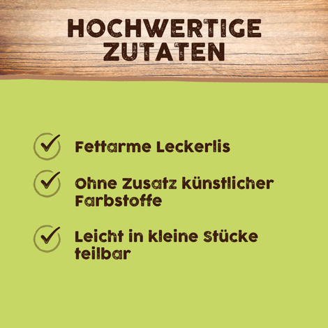 Purina AdVENTuROS Strips, Hundeleckerli fettarm mit Hirschgeschmack
