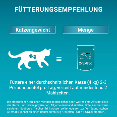 PURINA ONE STERILCAT in Sauce Lachs 26x85g