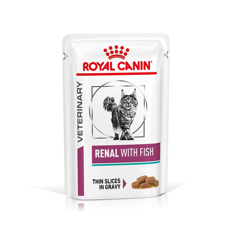 ROYAL CANIN® Veterinary RENAL FISCH Nassfutter für Katzen