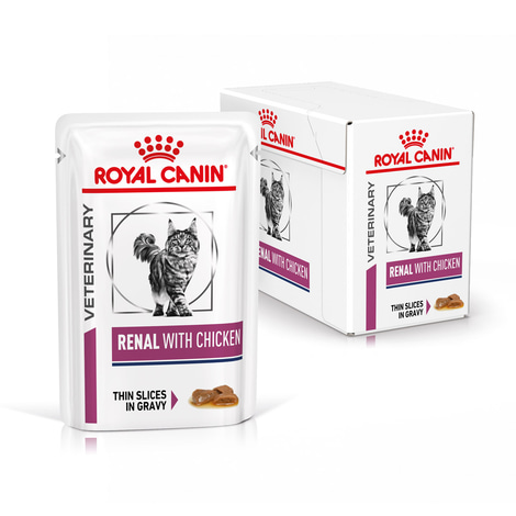 ROYAL CANIN® Veterinary RENAL HUHN Nassfutter für Katzen
