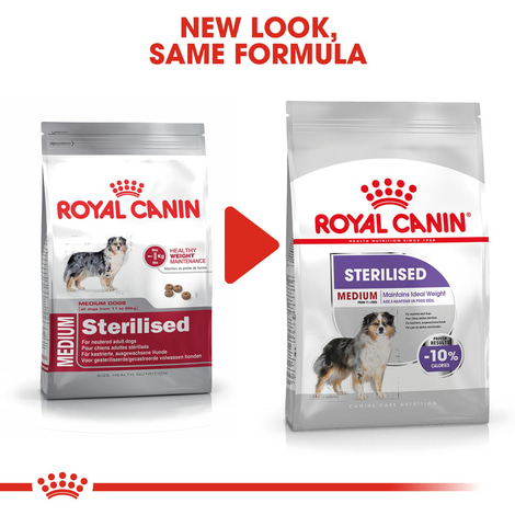 ROYAL CANIN STERILISED MEDIUM Trockenfutter für kastrierte mittelgroße Hunde