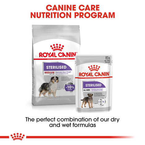 ROYAL CANIN STERILISED MEDIUM Trockenfutter für kastrierte mittelgroße Hunde