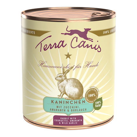 Terra Canis CLASSIC – Kaninchen mit Zucchini, Amaranth und Bärlauch