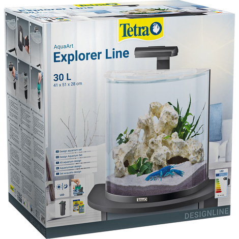 Tetra AquaArt Explorer Line Halfmoon Komplett-Set 30l