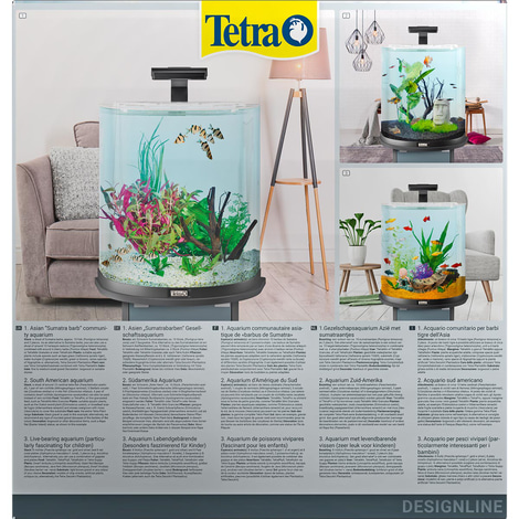 Tetra AquaArt Explorer Line Halfmoon Komplett-Set 60l