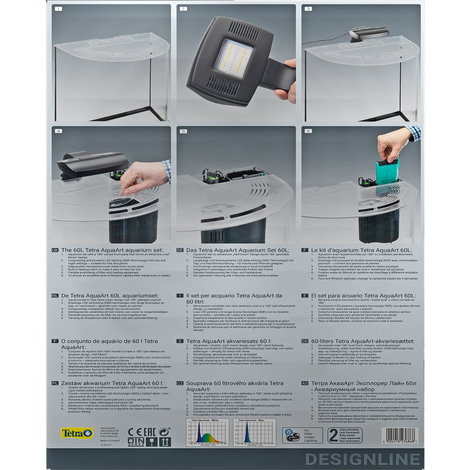 Tetra AquaArt Explorer Line Halfmoon Komplett-Set 60l