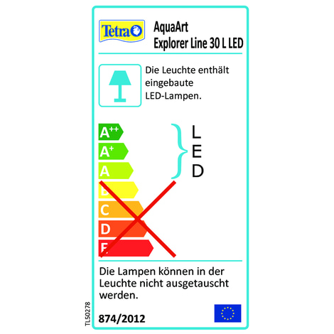 Tetra AquaArt Explorer Line Halfmoon Komplett-Set 60l