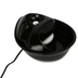 Pioneer Pet Keramik Trinkbrunnen Rain Drop Style 1,8 l schwarz