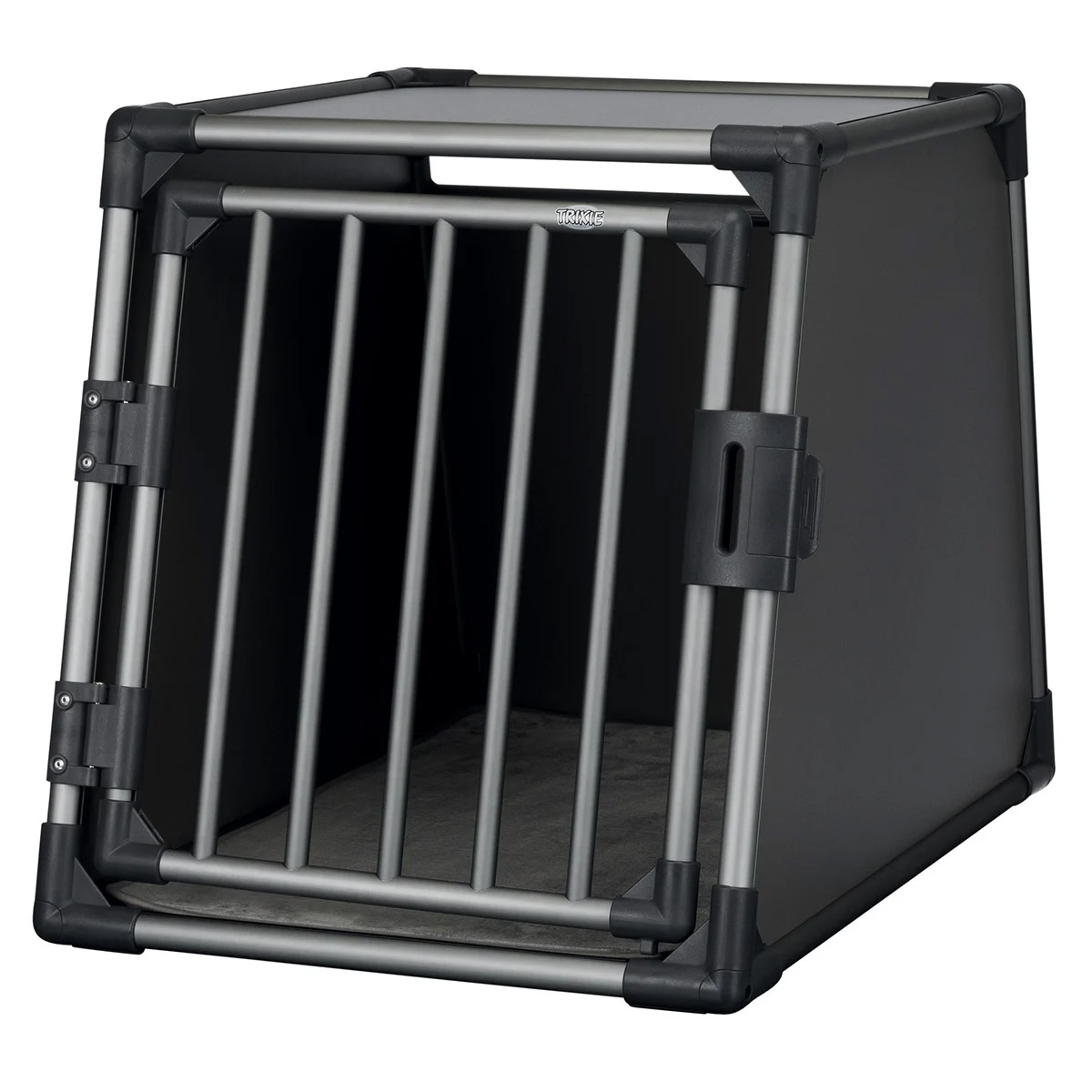Trixie Transportbox, Aluminium - graphit M: 55x61x74cm | Gebrauchtware