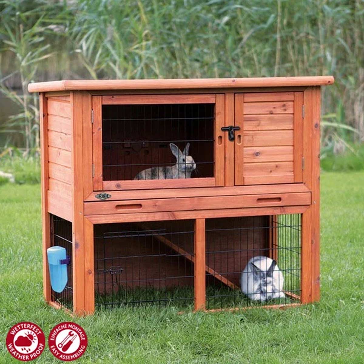 Trixie Natura Kleintierstall mit Freilaufgehege | Gebrauchtware
