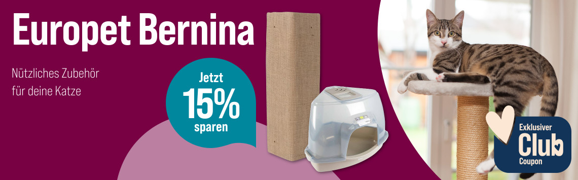 15 % auf Europet Bernina 