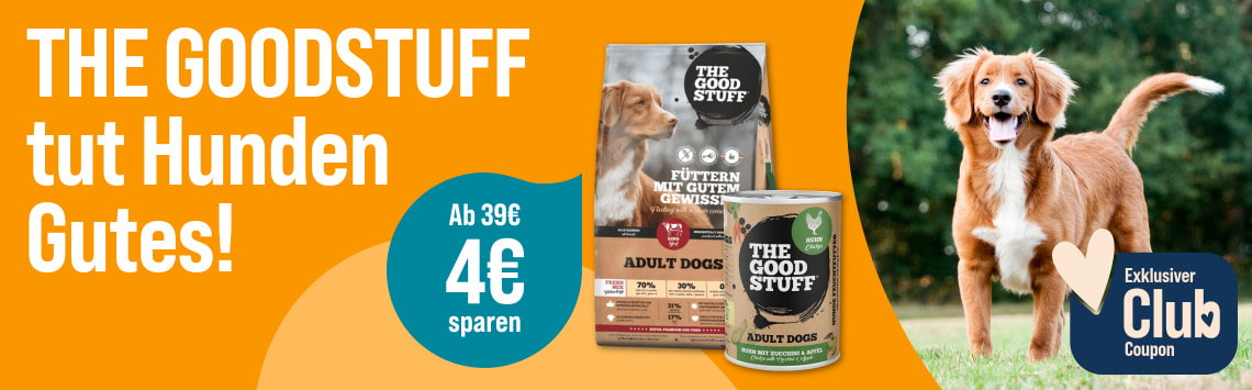 4 € Rabatt auf THE GOODSTUFF