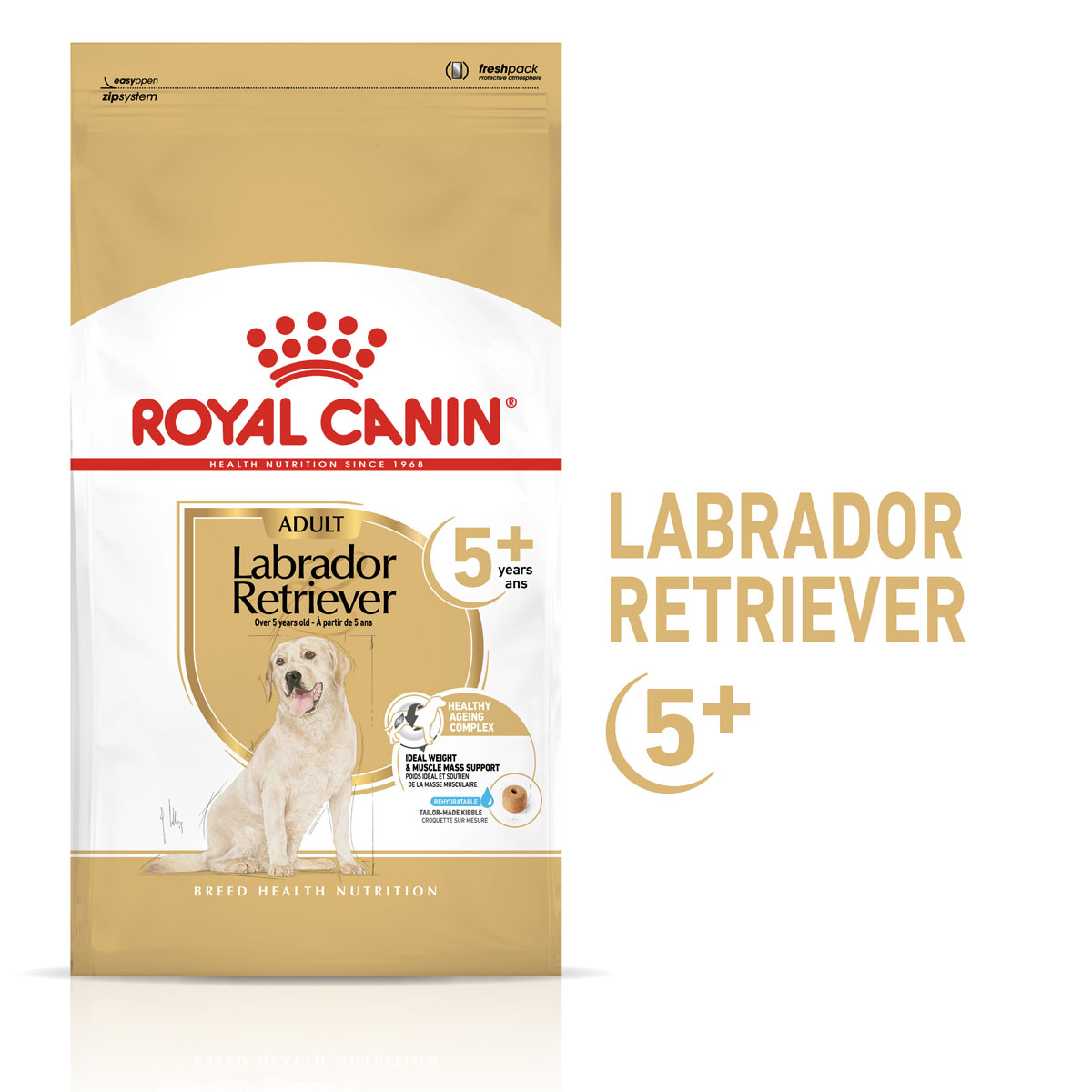 ROYAL CANIN Labrador Retriever Adult 5+ Trockenfutter für Hunde ab 5 Jahren