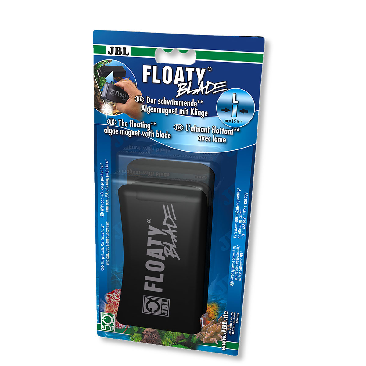JBL Floaty  L Blade Algenmagnet