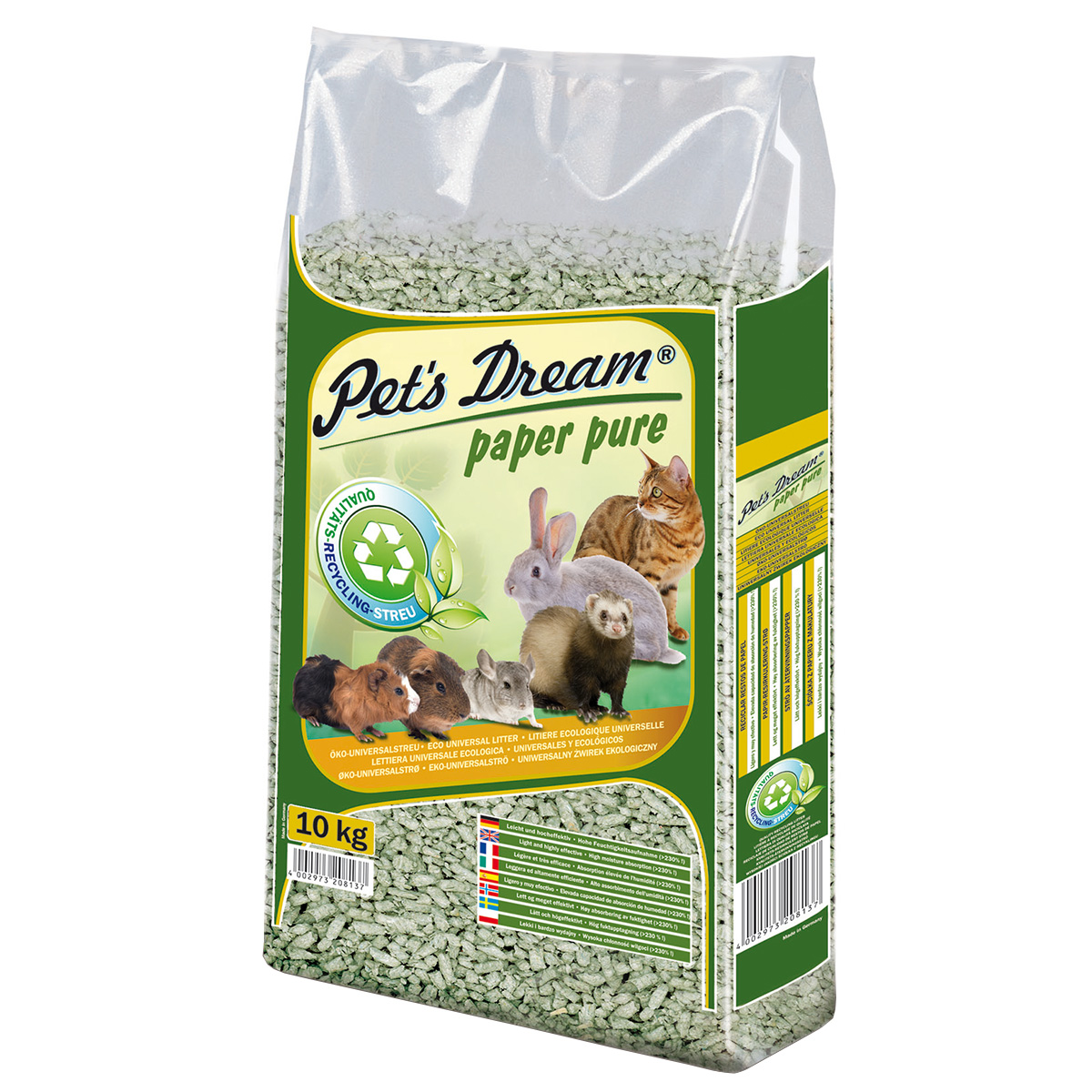 PET'S DREAM Paper Pure Papierpellet