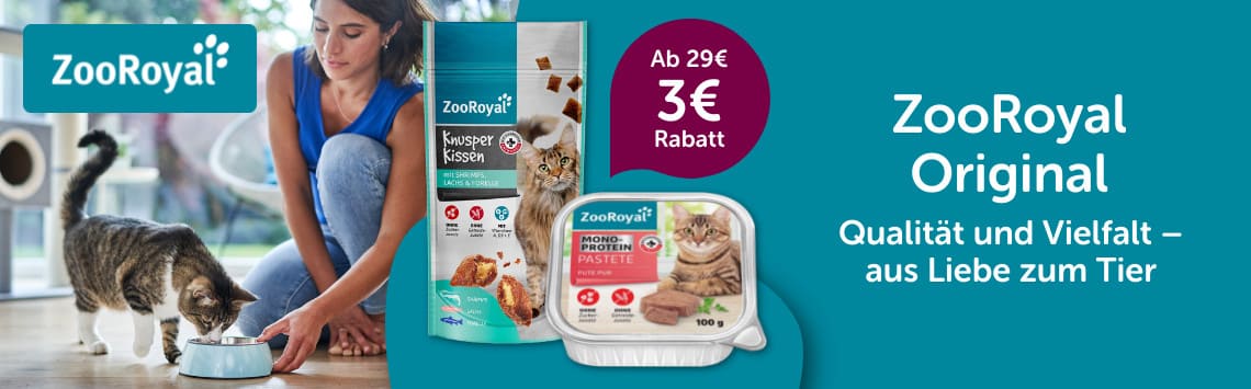 3€ Rabatt auf ZooRoyal