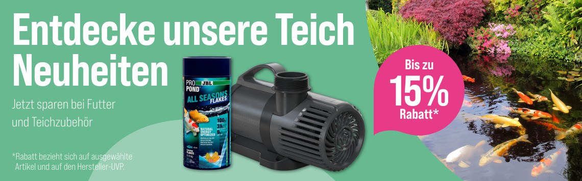 Entdecke Teich Neuheiten
