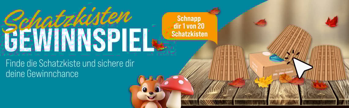 Schatzkisten-Gewinnspiel