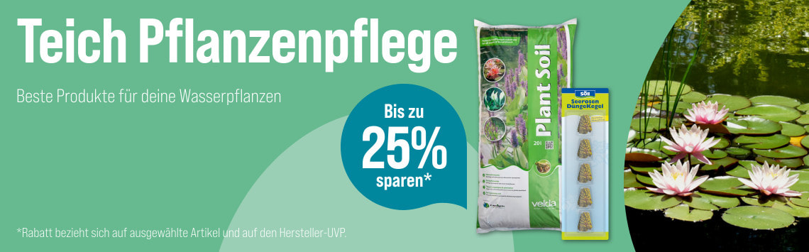 Bis zu 25% auf Pflanzenpflege