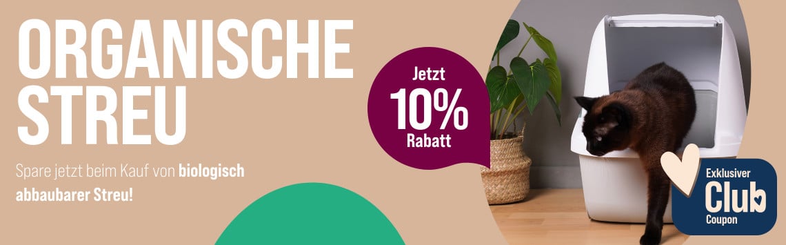 10 % auf Bio Streu