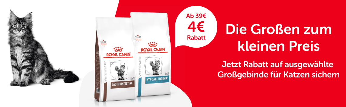 4€ Rabatt auf Royal Canin