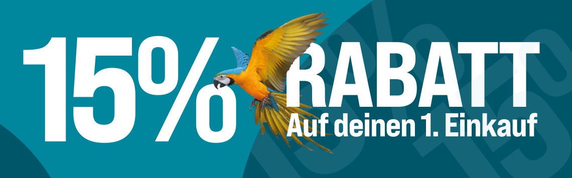 15% Rabatt für Neukunden