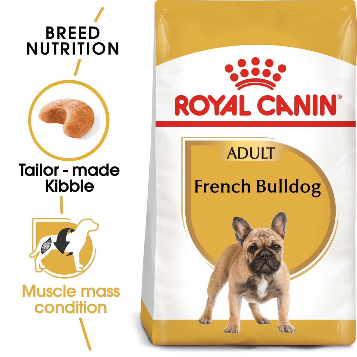 ROYAL CANIN French Bulldog Adult Hundefutter trocken für Französische Bulldoggen