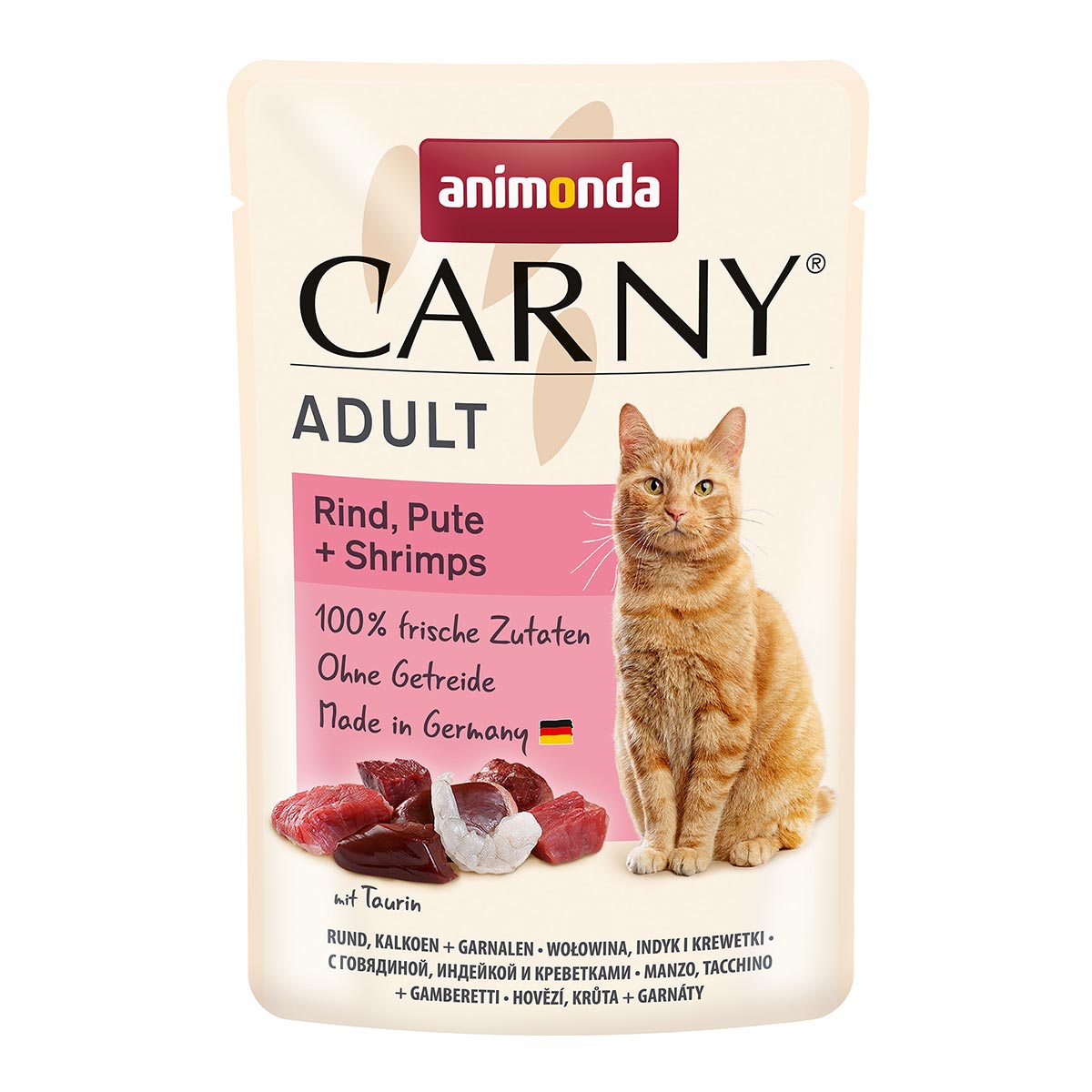 animonda Carny Adult Rind, Pute + Shrimps
