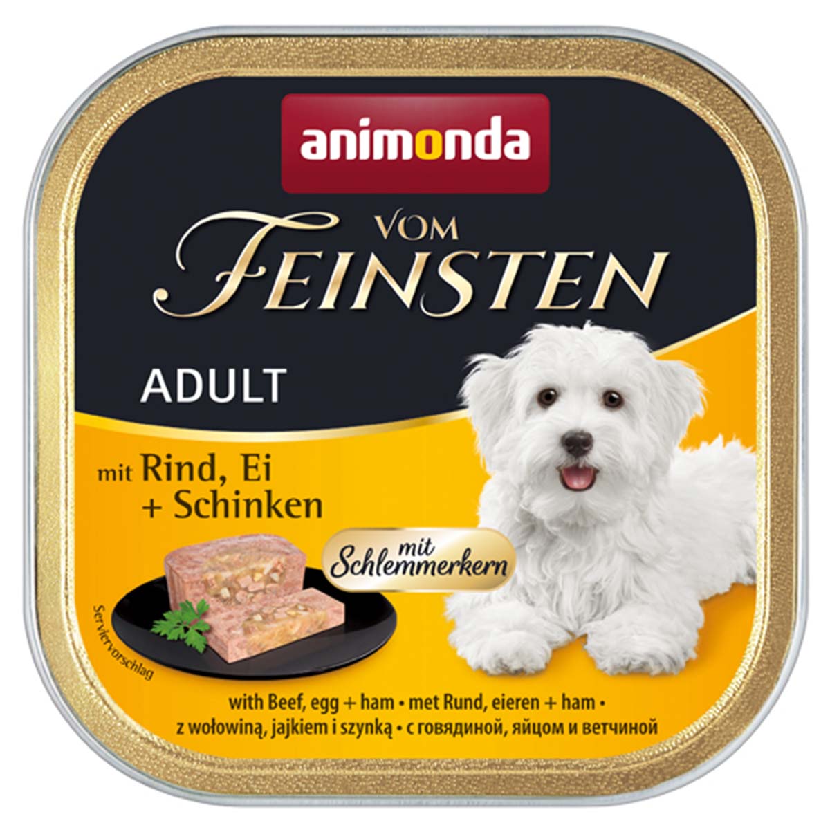 animonda vom Feinsten Schlemmerkern Rind, Ei und Schinken