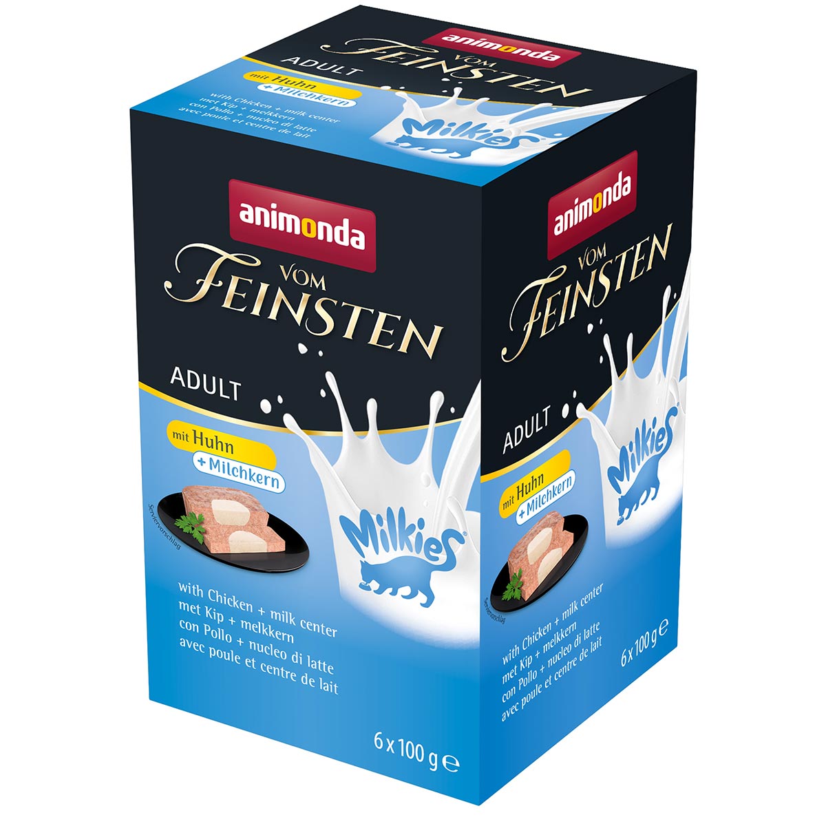 animonda vom Feinsten Adult mit Huhn + Milchkern