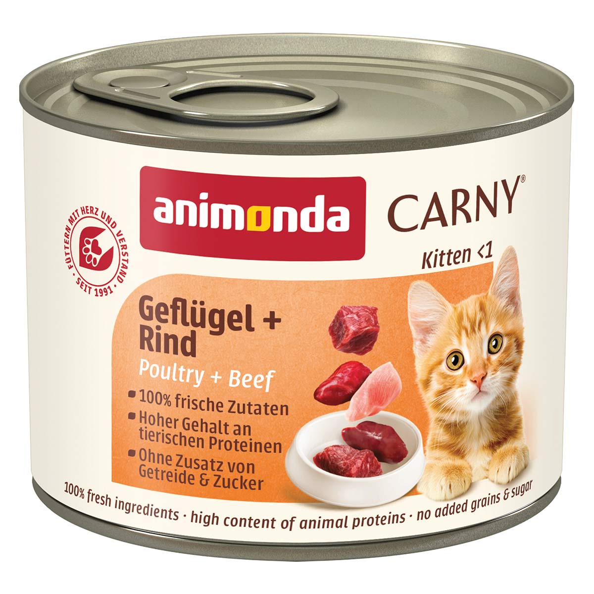animonda Carny Kitten Geflügel + Rind