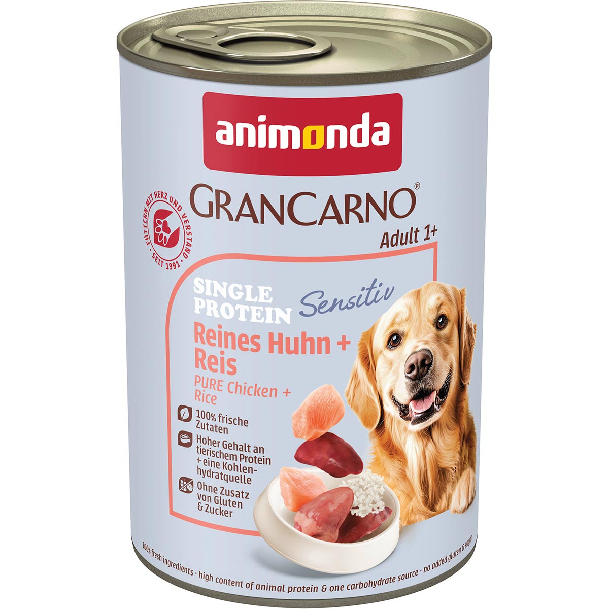 animonda GranCarno Adult Sensitiv Reines Huhn + Reis