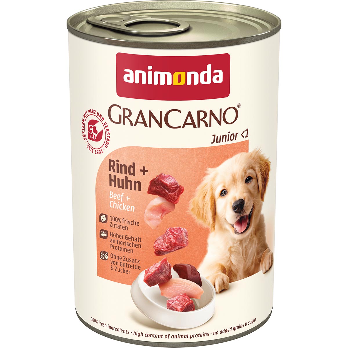 animonda GranCarno Junior Rind und Huhn