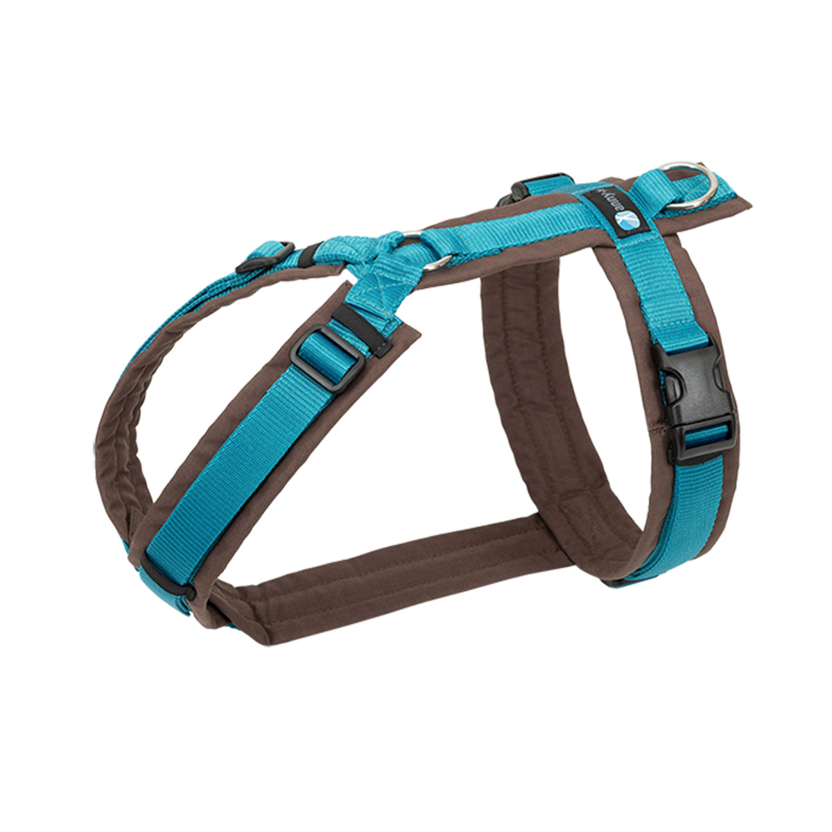 annyx Brustgeschirr Fun braun/ petrol XS | Gebrauchtware