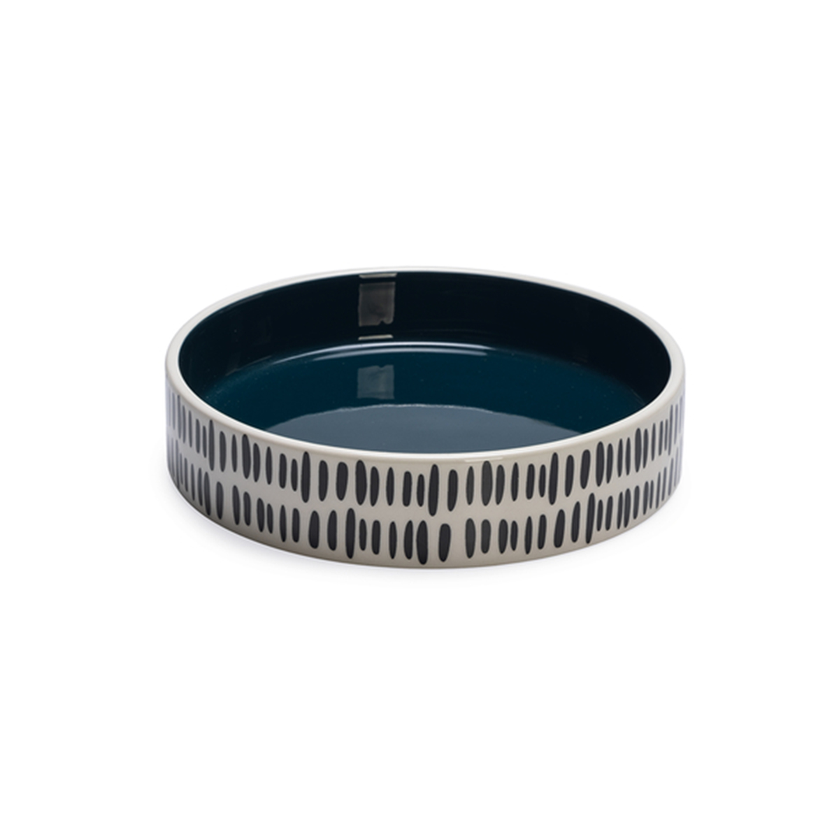 Beeztees Keramik Napf Jade schwarz/weiß 350ml 