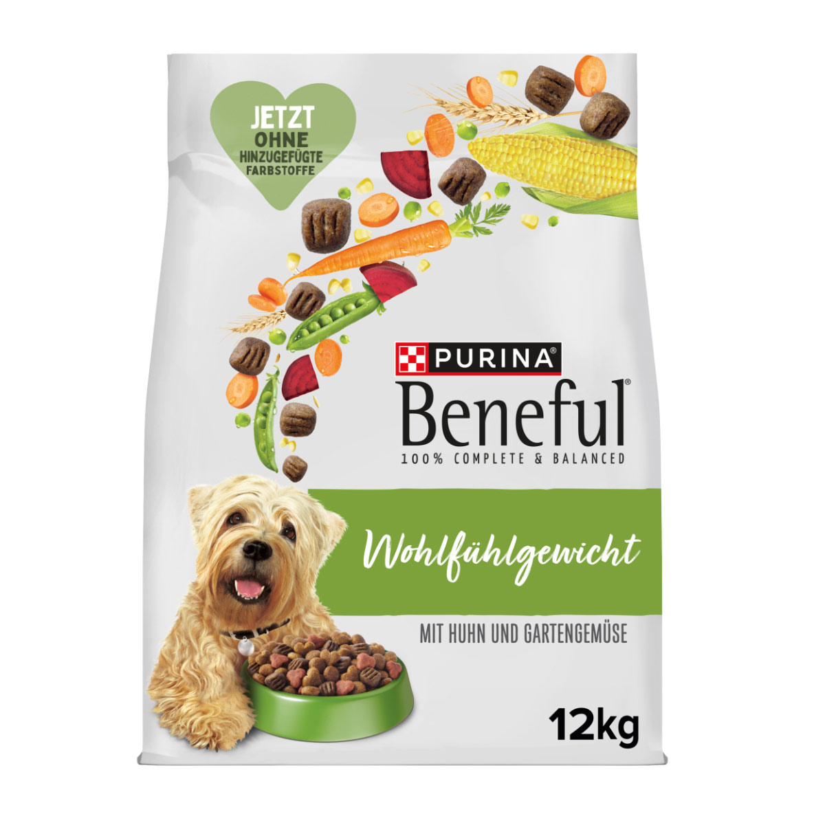 PURINA BENEFUL Wohlfühlgewicht, Huhn & Gemüse