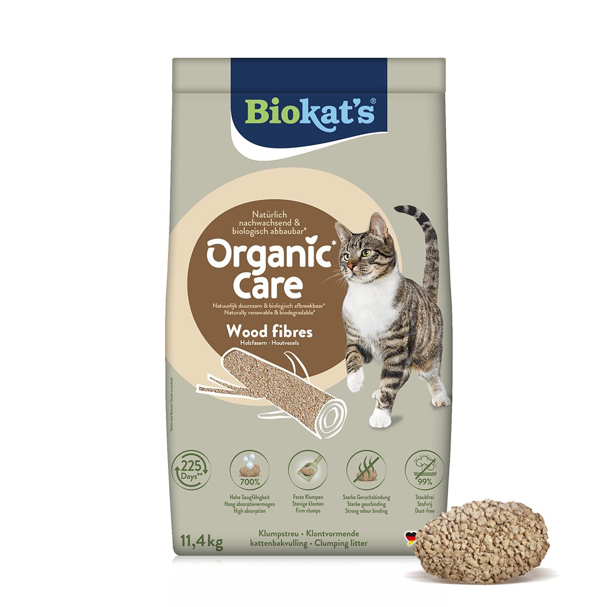 Biokat’s Organic Care Wood fibres 11,4 kg (30 L)
