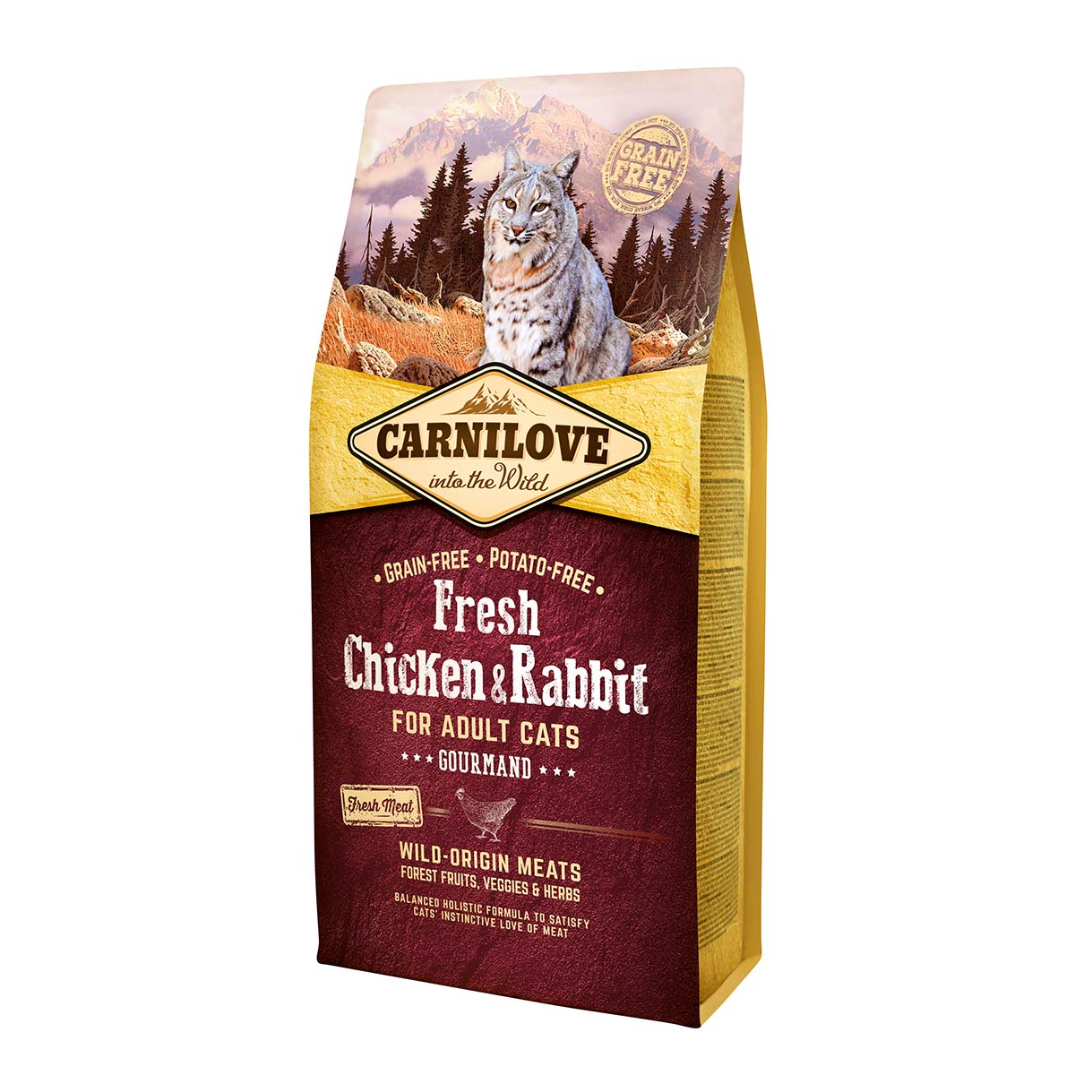 Carnilove Cat Adult Fresh - Chicken &amp; Rabbit / Gourmand