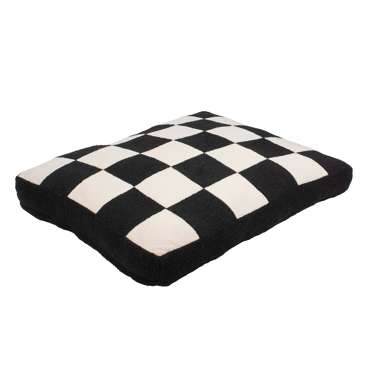 Coockoo Hundekissen Cozy Block schwarz / weiß