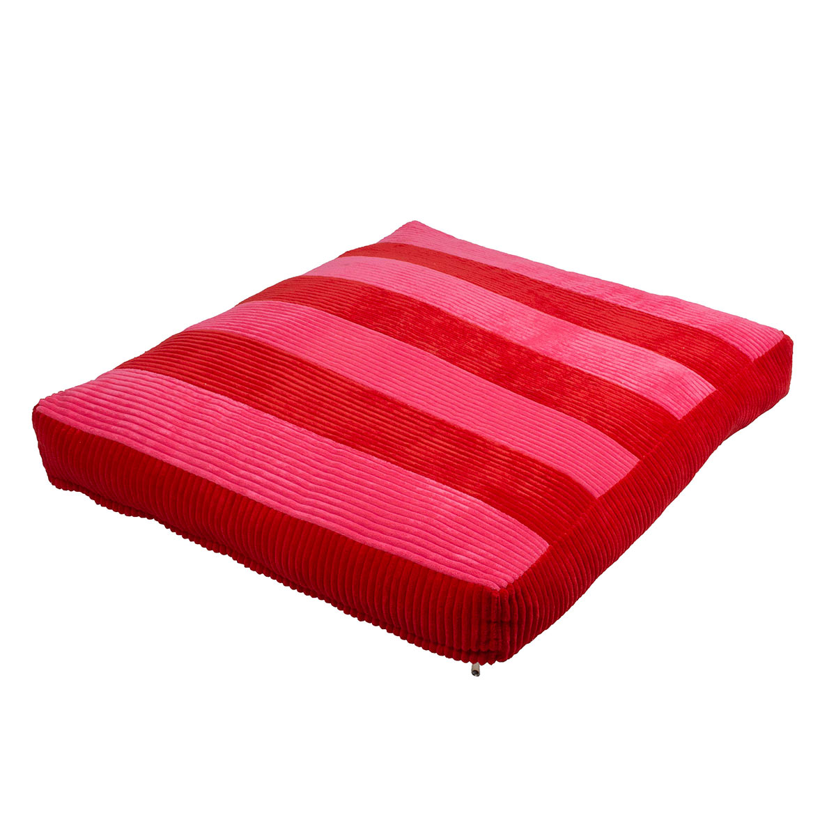 Coockoo Hundekissen Cozy Stripe rot / rosa