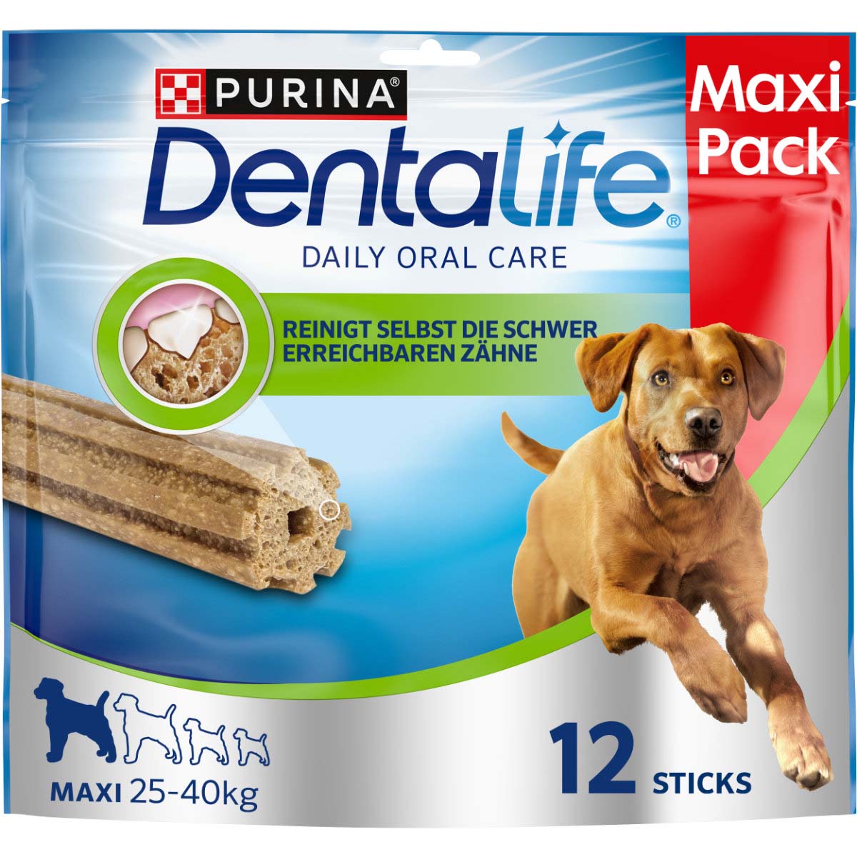 Purina DentaLife Tägliche Zahnpflege-Snacks für große Hunde Maxipack