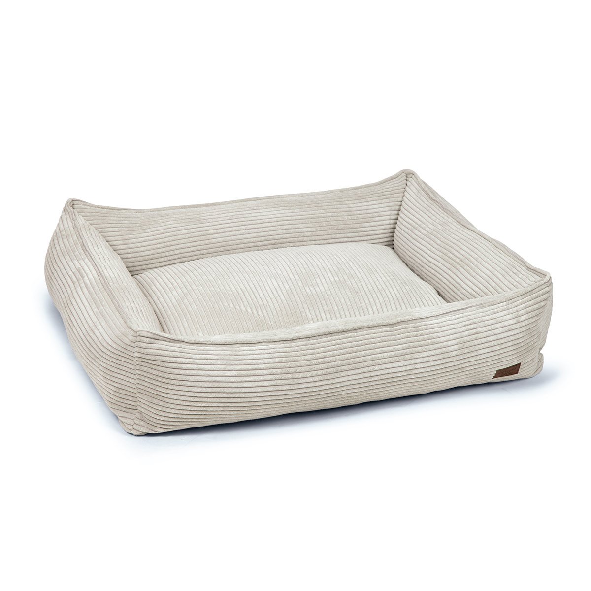 Designed by Lotte Hundebett Ribbed Hellgrau 95x80x23cm | Rückläufer
